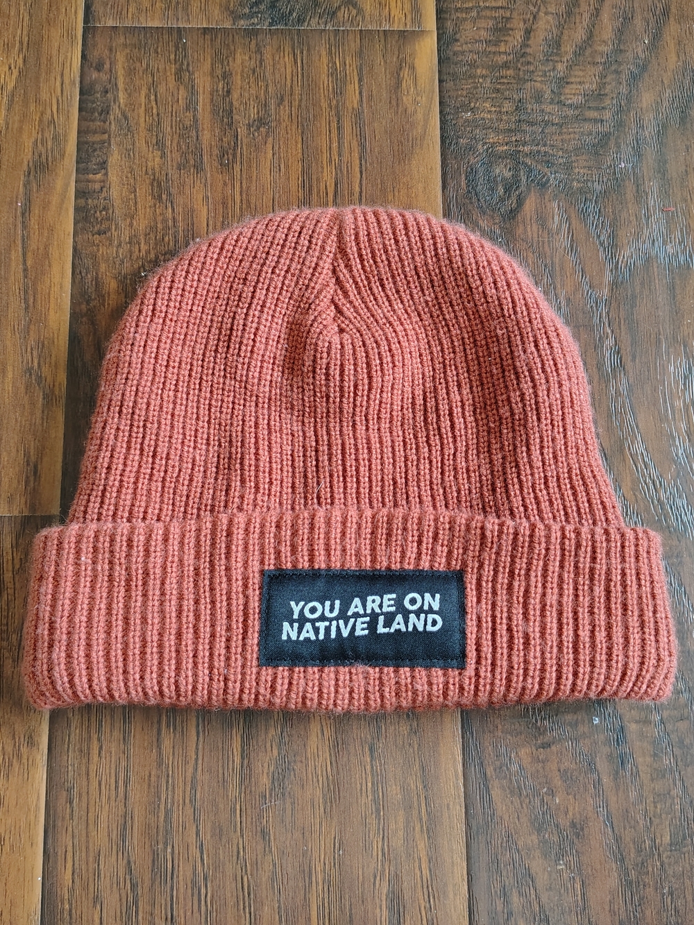 Urban Native Era You are on Native Land Beanie hat